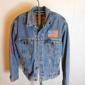 Levi's Custom Denim Jacket 2002 Election Works